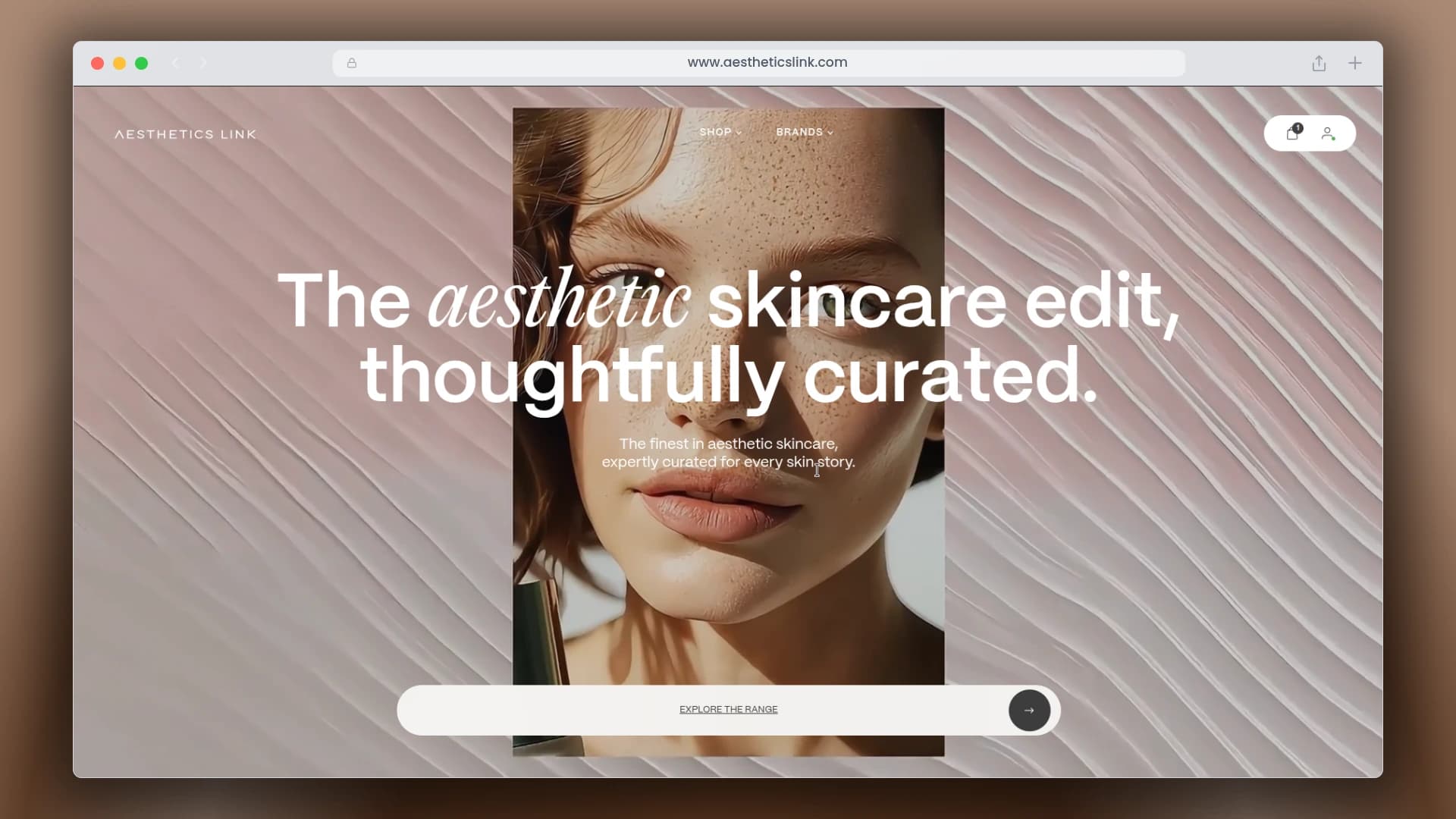 Aesthetic Skincare — Web project (site, e-commerce) by Quantum Impact, Derby